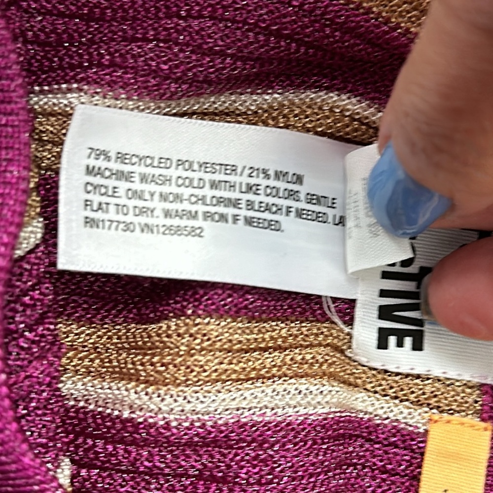 Future Collective w/Jenny K Lopez Womens Plus Sweater Pants Pink/Gold & … - Picture 5 of 9